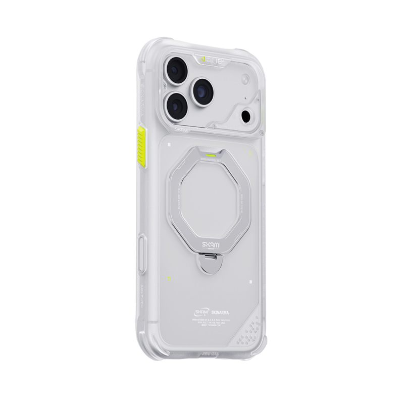 Apple iPhone 18 Pro Kılıf M-safe Şarj Özellikli Standlı Skinarma Saturn Kapak - 39