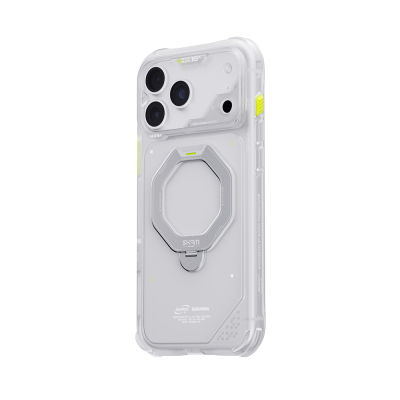 Apple iPhone 18 Pro Kılıf M-safe Şarj Özellikli Standlı Skinarma Saturn Kapak - 40