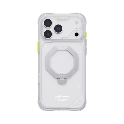 Apple iPhone 18 Pro Kılıf M-safe Şarj Özellikli Standlı Skinarma Saturn Kapak - 41