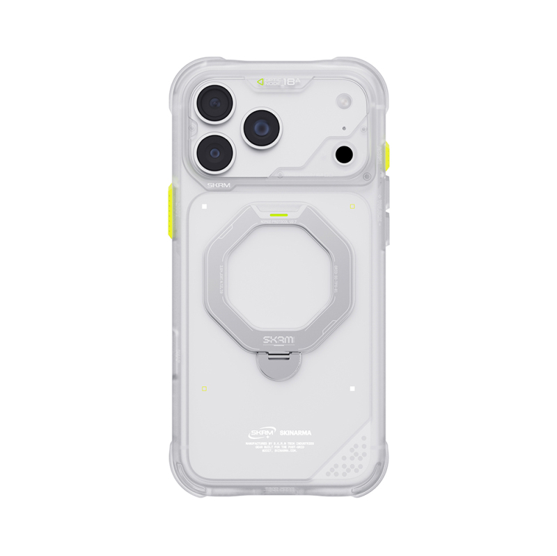 Apple iPhone 18 Pro Kılıf M-safe Şarj Özellikli Standlı Skinarma Saturn Kapak - 41