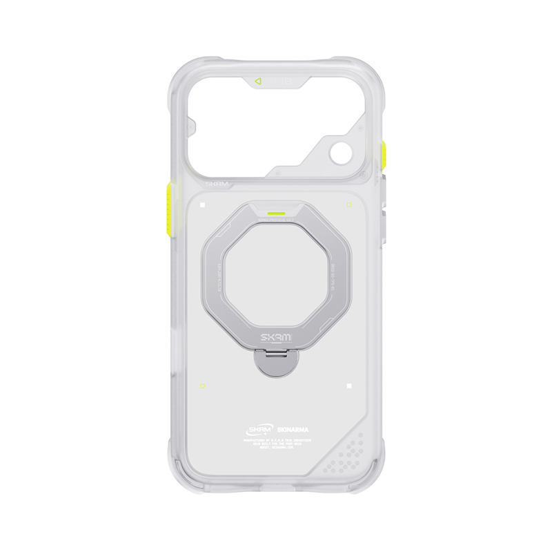 Apple iPhone 18 Pro Kılıf M-safe Şarj Özellikli Standlı Skinarma Saturn Kapak - 42