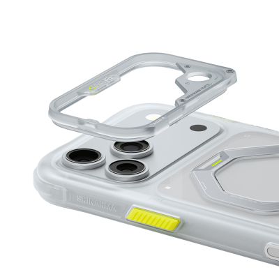 Apple iPhone 18 Pro Kılıf M-safe Şarj Özellikli Standlı Skinarma Saturn Kapak - 44
