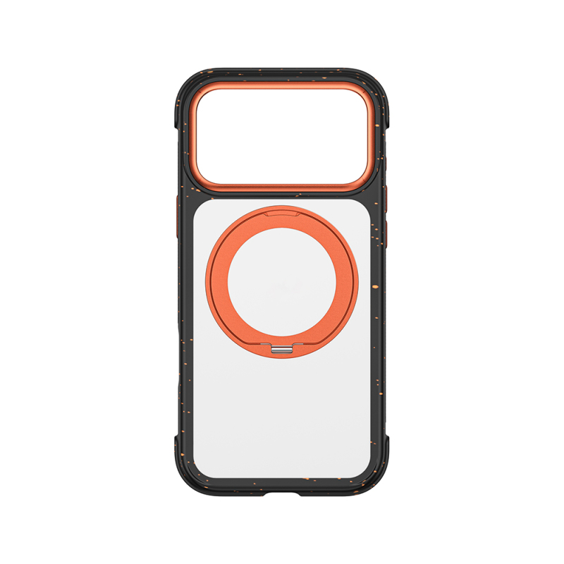 Apple iPhone 18 Pro Kılıf M-safe Şarj Özellikli Wiwu AA-203 AeroArmor Ultra Serisi Airbag Tasarımlı Standlı Kapak - 7