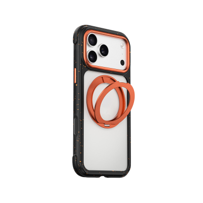 Apple iPhone 18 Pro Kılıf M-safe Şarj Özellikli Wiwu AA-203 AeroArmor Ultra Serisi Airbag Tasarımlı Standlı Kapak - 2