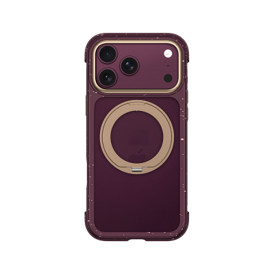 Apple iPhone 18 Pro Kılıf M-safe Şarj Özellikli Wiwu AA-203 AeroArmor Ultra Serisi Airbag Tasarımlı Standlı Kapak - 10