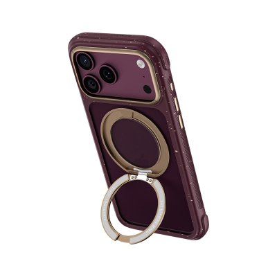 Apple iPhone 18 Pro Kılıf M-safe Şarj Özellikli Wiwu AA-203 AeroArmor Ultra Serisi Airbag Tasarımlı Standlı Kapak - 12