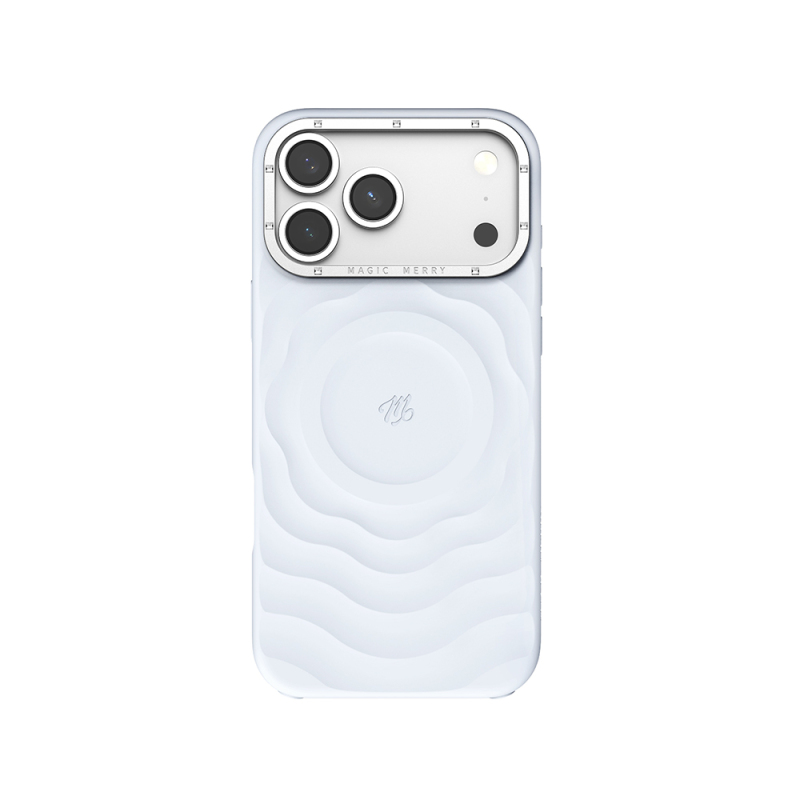 Apple iPhone 18 Pro Kılıf M-safe Şarj Özellikli Wiwu Magic Merry Blossom Drift Serisi Kapak - 1