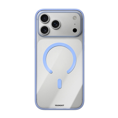 Apple iPhone 18 Pro Kılıf M-safe Şarj Özellikli Youngkit Clear Serisi Kapak - 3