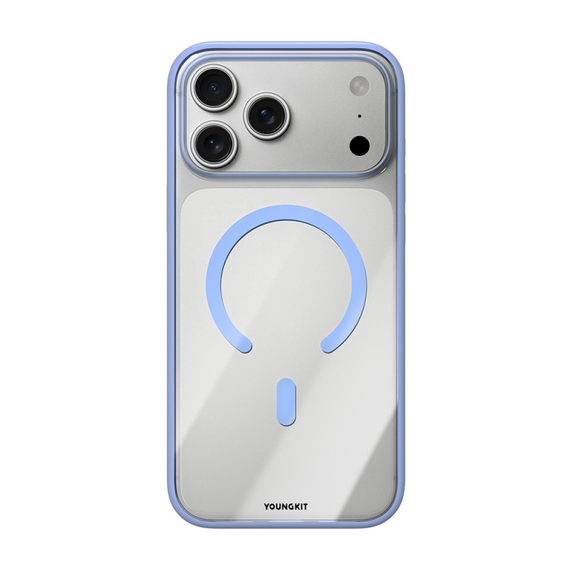 Apple iPhone 18 Pro Kılıf M-safe Şarj Özellikli Youngkit Clear Serisi Kapak - 3