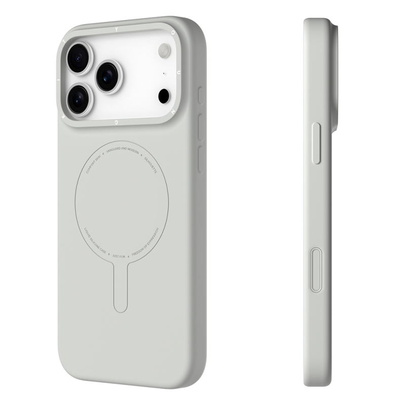 Apple iPhone 18 Pro Kılıf M-Safe Şarj Özellikli Youngkit Morandi Serisi Kapak - 20