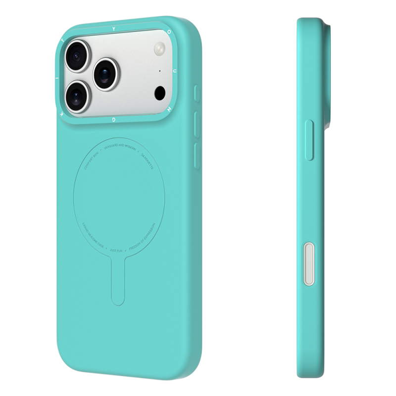 Apple iPhone 18 Pro Kılıf M-Safe Şarj Özellikli Youngkit Morandi Serisi Kapak - 30