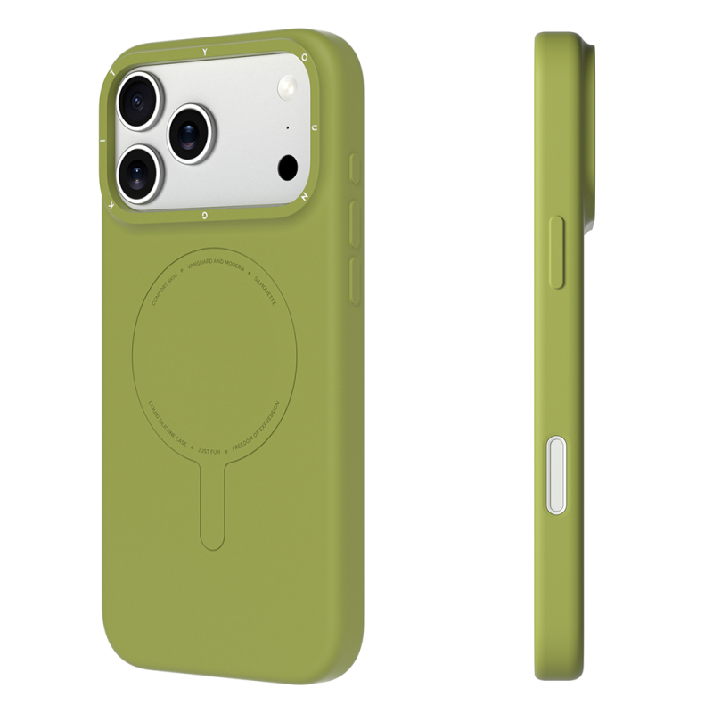 Apple iPhone 18 Pro Kılıf M-Safe Şarj Özellikli Youngkit Morandi Serisi Kapak - 32