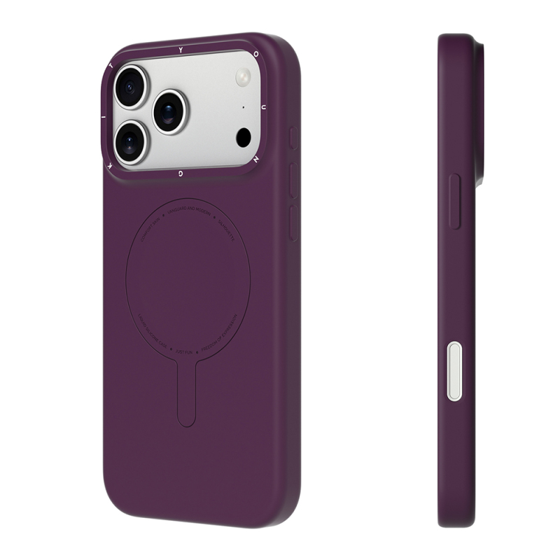 Apple iPhone 18 Pro Kılıf M-Safe Şarj Özellikli Youngkit Morandi Serisi Kapak - 41