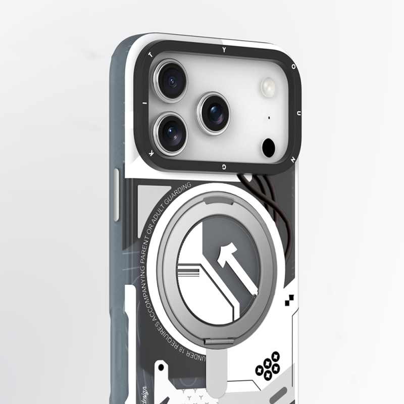 Apple iPhone 18 Pro Kılıf M-safe Şarj Özellikli Youngkit Starship Serisi Kapak - 6