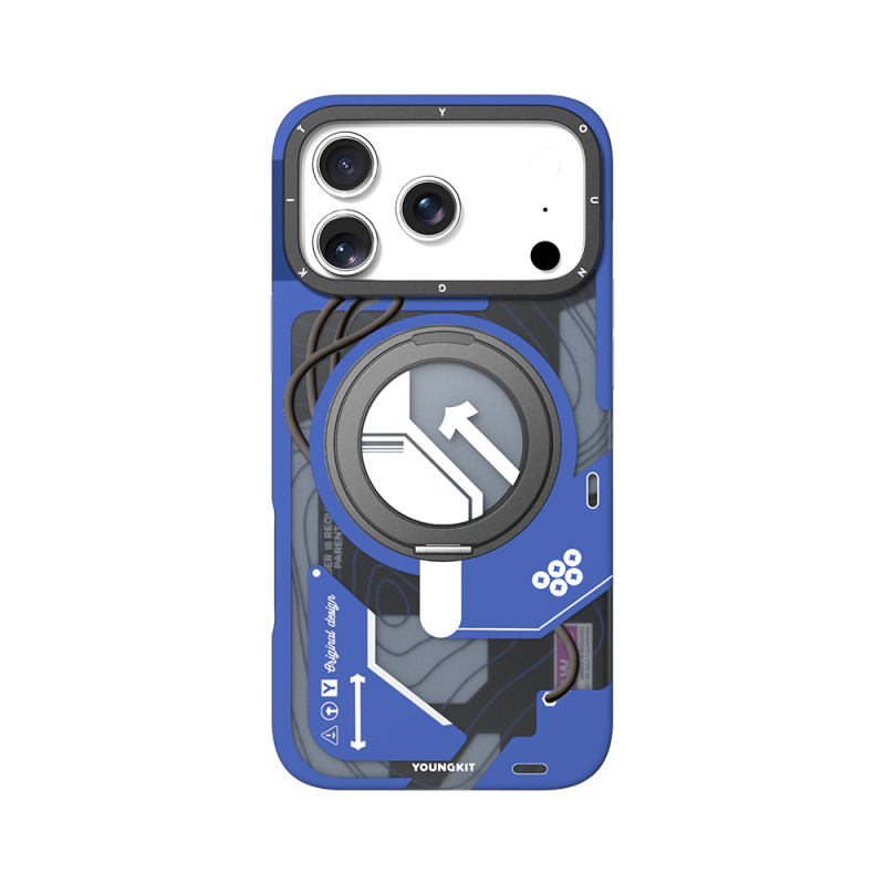 Apple iPhone 18 Pro Kılıf M-safe Şarj Özellikli Youngkit Starship Serisi Kapak - 3
