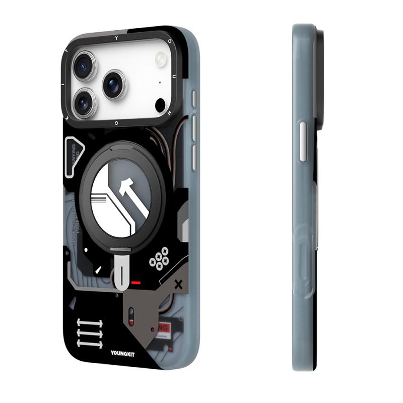 Apple iPhone 18 Pro Kılıf M-safe Şarj Özellikli Youngkit Starship Serisi Kapak - 10