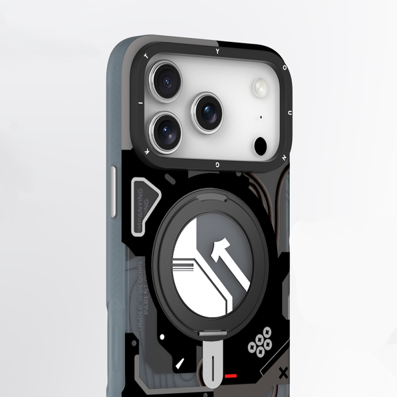 Apple iPhone 18 Pro Kılıf M-safe Şarj Özellikli Youngkit Starship Serisi Kapak - 12