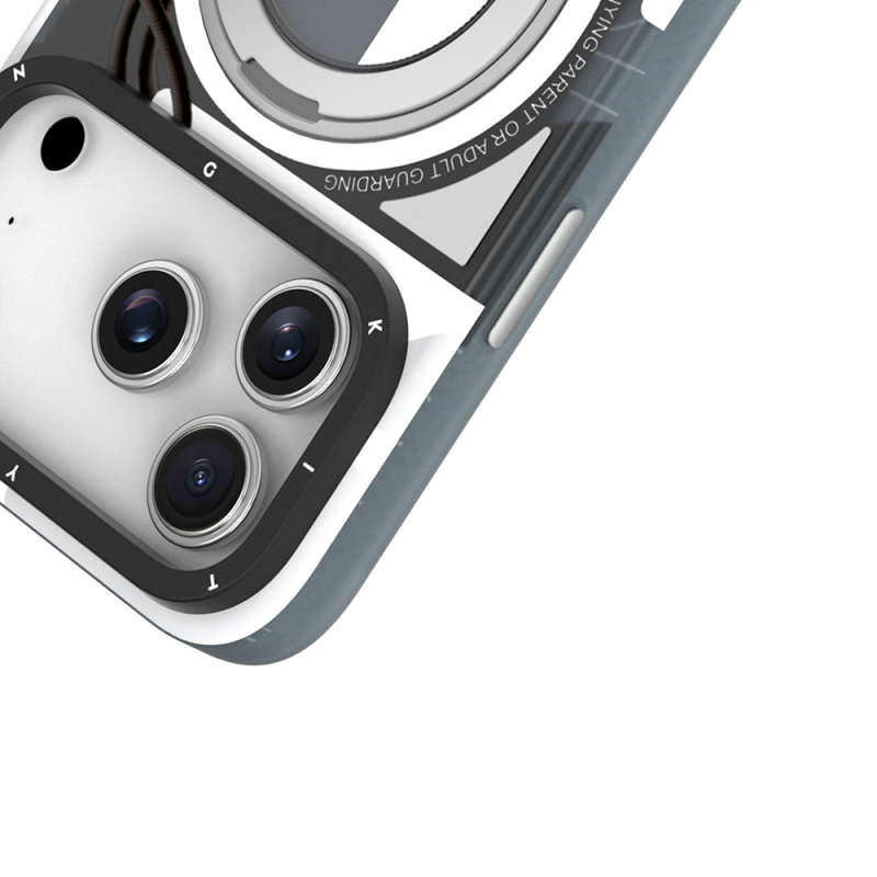 Apple iPhone 18 Pro Kılıf M-safe Şarj Özellikli Youngkit Starship Serisi Kapak - 16