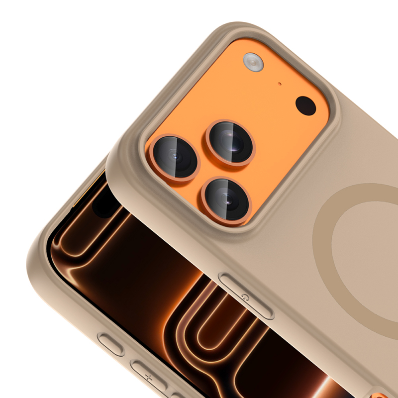 Apple iPhone 18 Pro Kılıf M-Safe Şarj Özellikli Zore Aris Silikon Kapak - 2