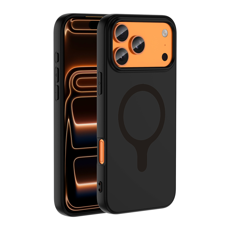 Apple iPhone 18 Pro Kılıf M-Safe Şarj Özellikli Zore Aris Silikon Kapak - 7