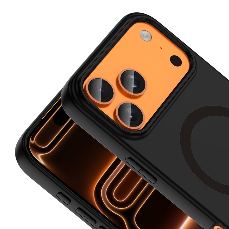 Apple iPhone 18 Pro Kılıf M-Safe Şarj Özellikli Zore Aris Silikon Kapak - 8