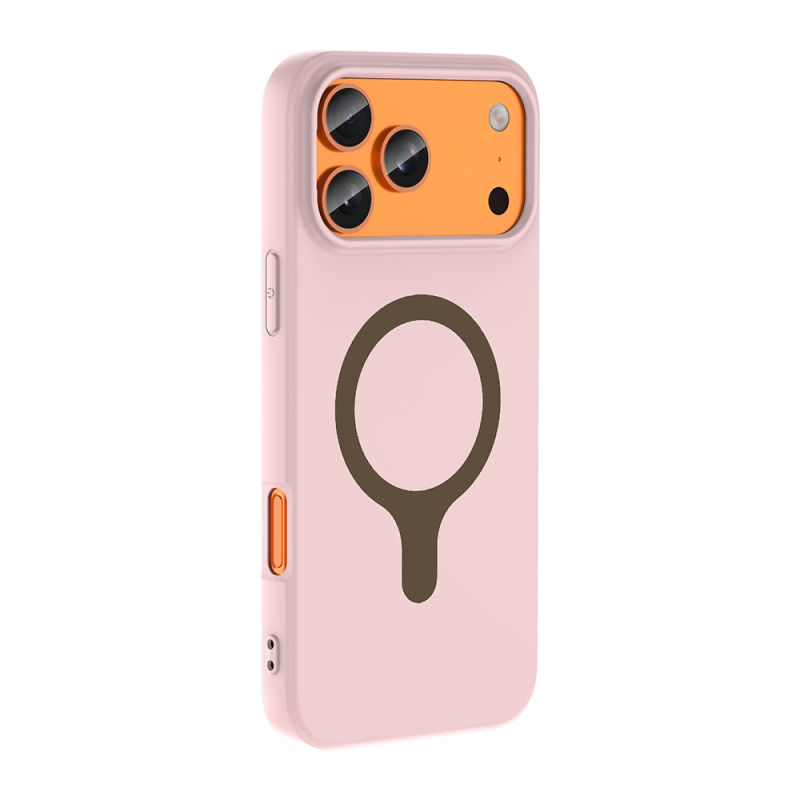 Apple iPhone 18 Pro Kılıf M-Safe Şarj Özellikli Zore Aris Silikon Kapak - 24