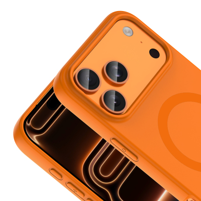 Apple iPhone 18 Pro Kılıf M-Safe Şarj Özellikli Zore Aris Silikon Kapak - 26