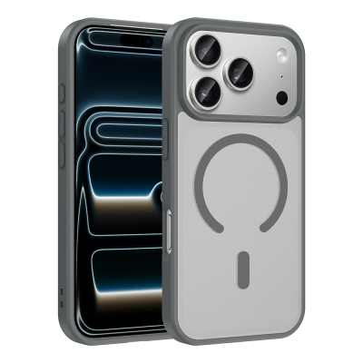 Apple iPhone 18 Pro Kılıf M-safe Şarj Özellikli Zore Babet Kapak - 3