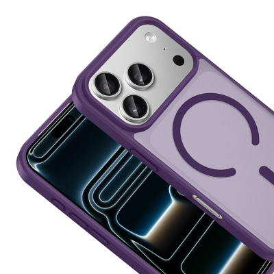 Apple iPhone 18 Pro Kılıf M-safe Şarj Özellikli Zore Babet Kapak - 18