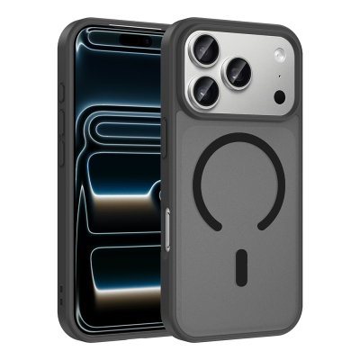Apple iPhone 18 Pro Kılıf M-safe Şarj Özellikli Zore Babet Kapak - 4