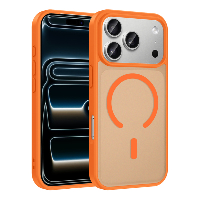 Apple iPhone 18 Pro Kılıf M-safe Şarj Özellikli Zore Babet Kapak - 5