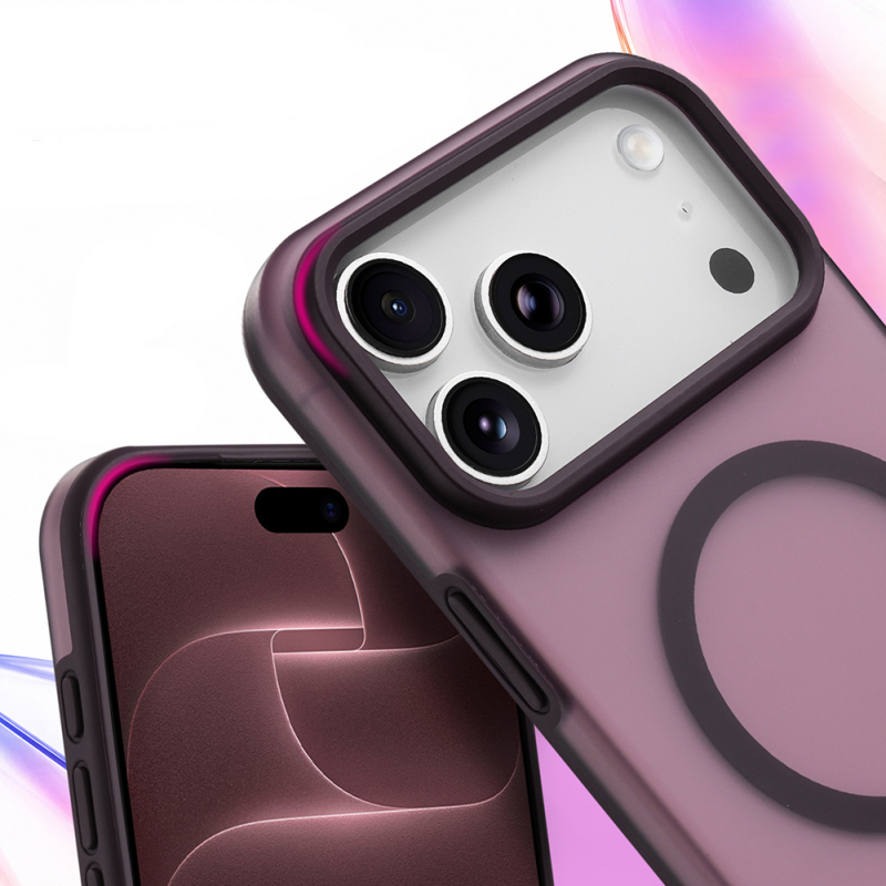 Apple iPhone 18 Pro Kılıf M-safe Şarj Özellikli Zore Kuin Kapak - 4