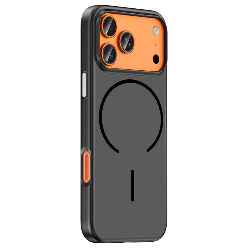 Apple iPhone 18 Pro Kılıf M-Safe Şarj Özellikli Zore Lora PC Kapak - 10