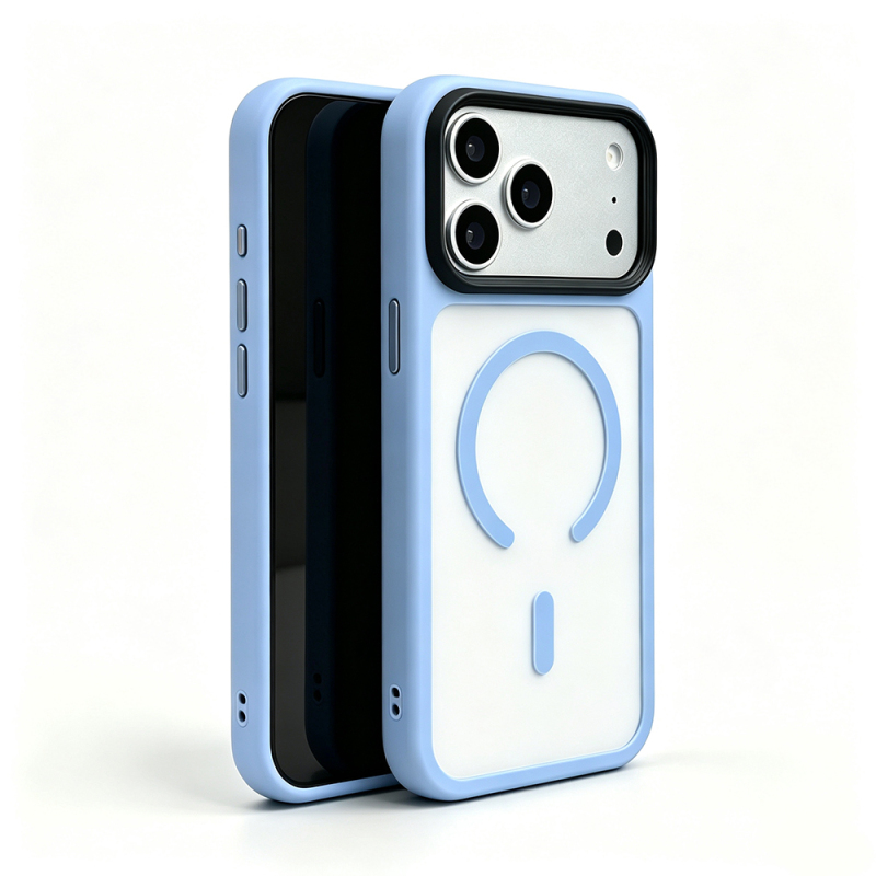 Apple iPhone 18 Pro Kılıf Mat Arka Yüzey Wireless Şarj Özellikli Zore Flet M-safe Kapak - 20