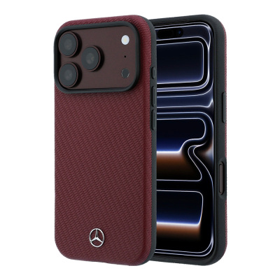 Apple iPhone 18 Pro Kılıf Mercedes Benz Orjinal Lisanslı M-safe Şarj Özellikli 3D Metal Logolu Wrap Wood Deri Kapak - 9