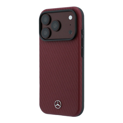 Apple iPhone 18 Pro Kılıf Mercedes Benz Orjinal Lisanslı M-safe Şarj Özellikli 3D Metal Logolu Wrap Wood Deri Kapak - 10