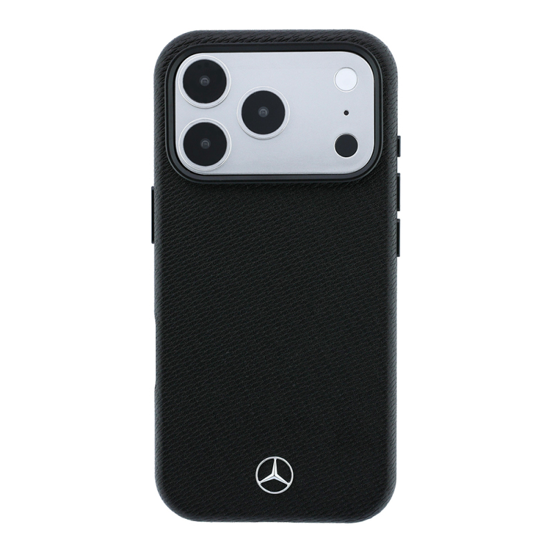 Apple iPhone 18 Pro Kılıf Mercedes Benz Orjinal Lisanslı M-safe Şarj Özellikli PU Deri 3D Metal Logolu Kartlıklı Kapak - 5