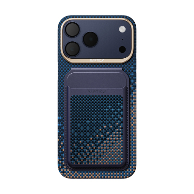 Apple iPhone 18 Pro Kılıf Raptic 2in1 Bundle Kit Aramid Skin Serenity Serisi Kartlık ve Karbon Kapak - 6