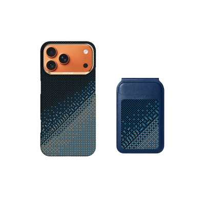 Apple iPhone 18 Pro Kılıf Raptic 2in1 Bundle Kit Aramid Skin Serenity Serisi Kartlık ve Karbon Kapak - 2