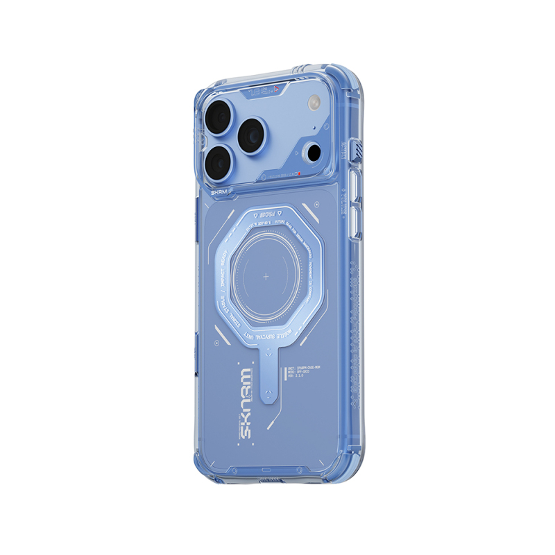 Apple iPhone 18 Pro Kılıf SkinArma M-safe Şarj Özellikli Airbag Tasarımlı Magma Kapak - 4