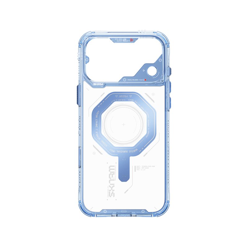 Apple iPhone 18 Pro Kılıf SkinArma M-safe Şarj Özellikli Airbag Tasarımlı Magma Kapak - 6