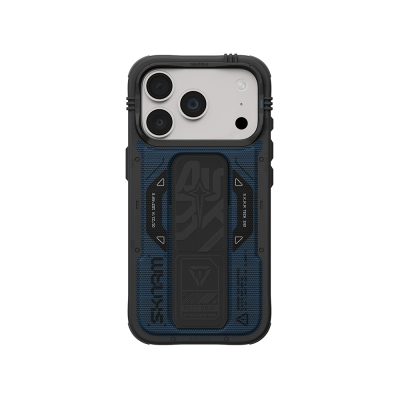 Apple iPhone 18 Pro Kılıf SkinArma M-safe Şarj Özellikli Airbag Tasarımlı Standlı Phantom Kapak - 3