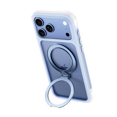 Apple iPhone 18 Pro Kılıf Wiwu AS-203 AeroShield Ultra Serisi M-safe Şarj Özellikli Airbag Tasarımlı Standlı Kapak - 7