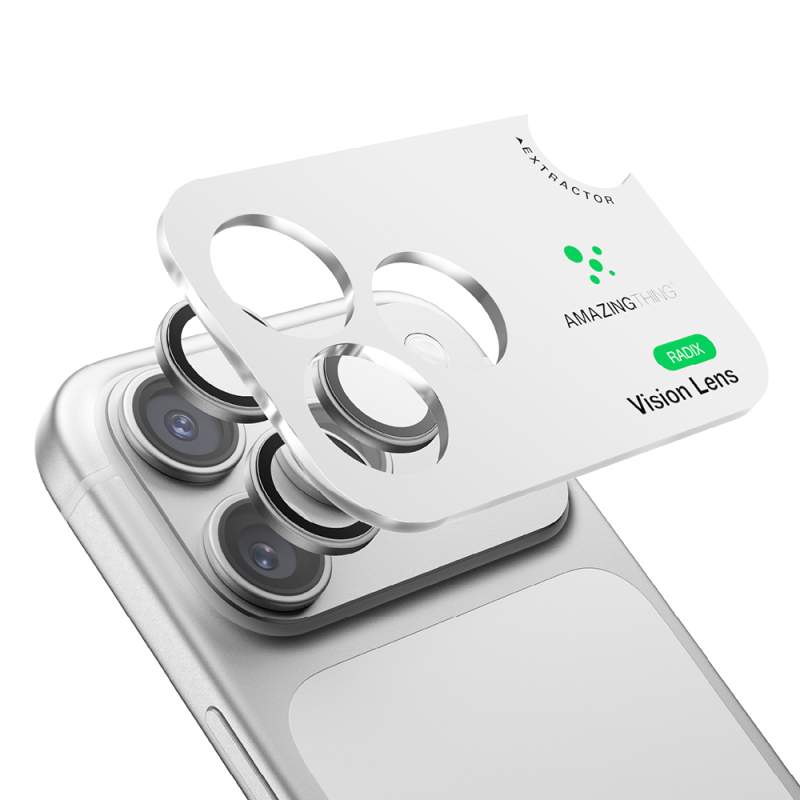 Apple iPhone 18 Pro Max Amazingthing Titan Vision Sapphire AR Kamera Lens Koruyucu + Kolay Uygulama Aparatlı - 14
