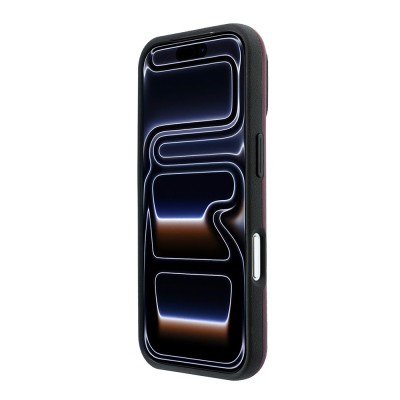 Apple iPhone 18 Pro Max Case BMW Original Licensed M-safe Charging Enabled PU Perforated Metal M Logo Cover - 13