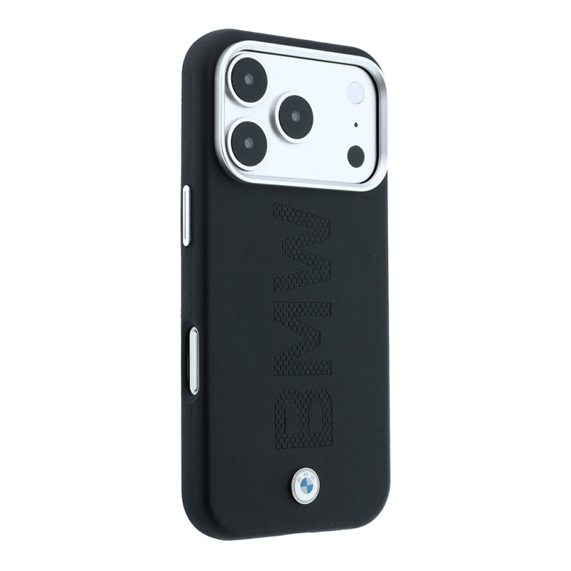 Apple iPhone 18 Pro Max Case – Genuine Licensed BMW Leather Cover with M-Safe Charging Support and Centered Hot-Stamped Logo - 4