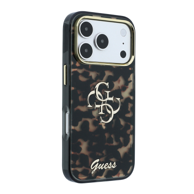 Apple iPhone 18 Pro Max Case Guess Original Licensed Silicone Cover with Large Metal Logo and Text/4G Design. - 12