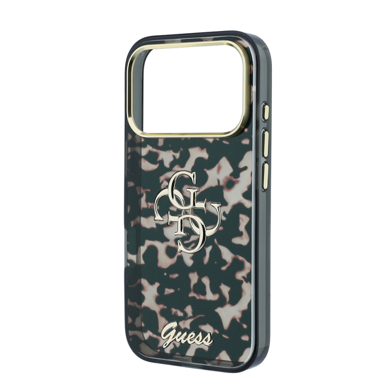 Apple iPhone 18 Pro Max Case Guess Original Licensed Silicone Cover with Large Metal Logo and Text/4G Design. - 14
