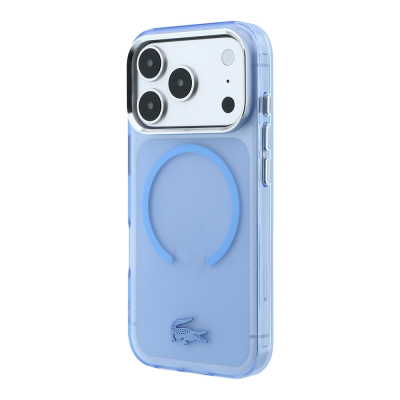 Apple iPhone 18 Pro Max Case – Lacoste Officially Licensed M-Safe C-Magnet IML Frosted Cover with Iconic Crocodile Logo - 8