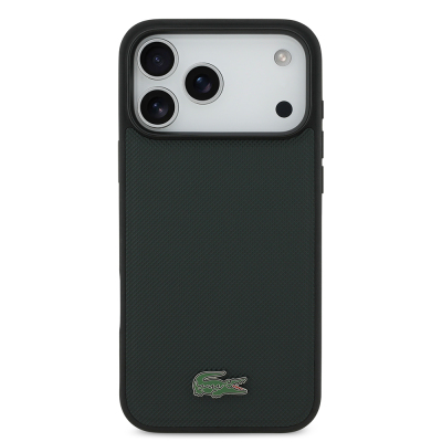 Apple iPhone 18 Pro Max Case, Lacoste Original Licensed, M-safe Charging Enabled, PU Piqué Patterned Cover with Metal Logo. - 21